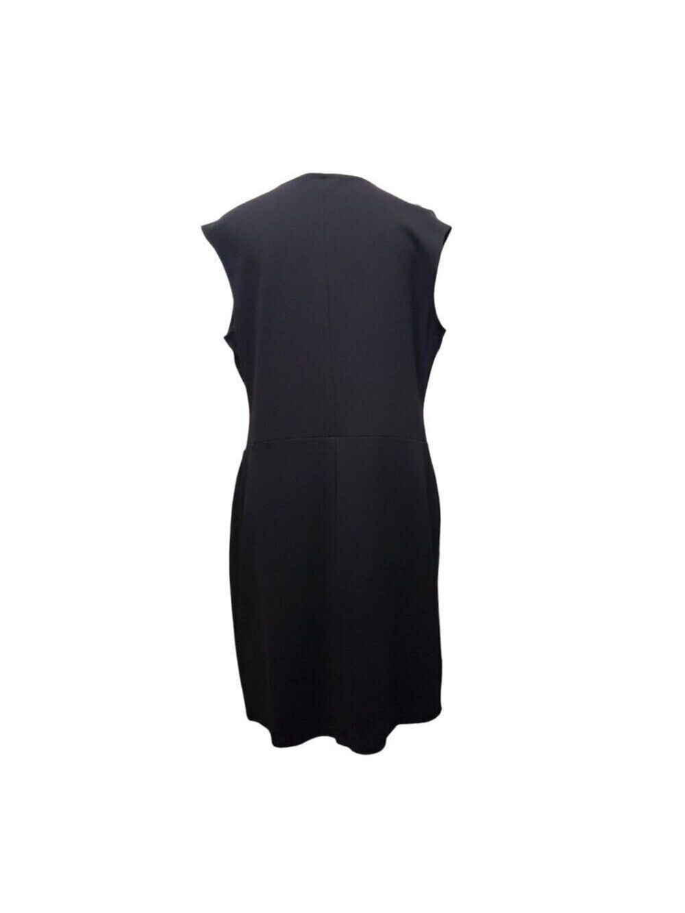 Women’s Nine West Black Cap Sleeve Sheath Dress XL - Picture 4 of 9